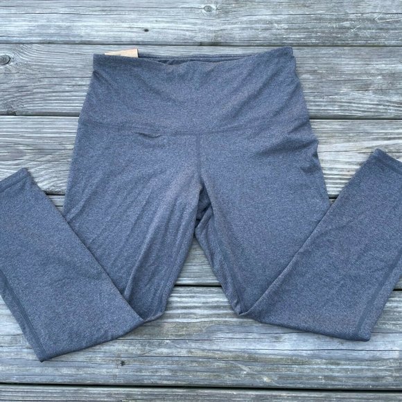 Reebok Women Athletic Capri Pant Gray Charcoal Sport Running Pant Size MM - Picture 8 of 10